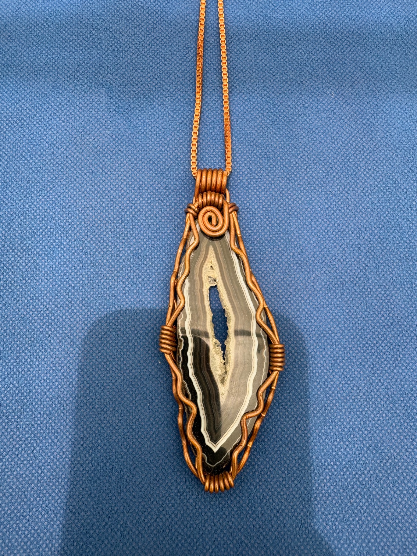 Black Banded Agate in Copper — view 1 of 1