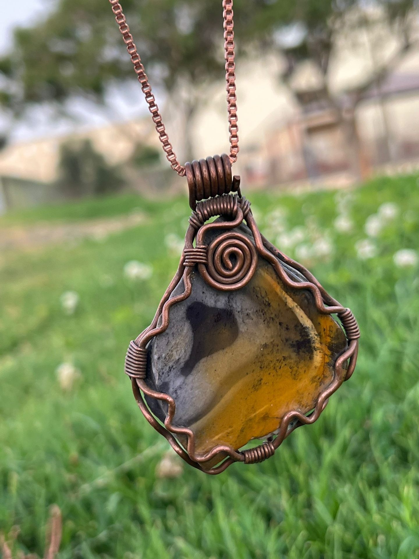 Ocean Jasper in Copper — Amber & Smoke — view 1 of 3