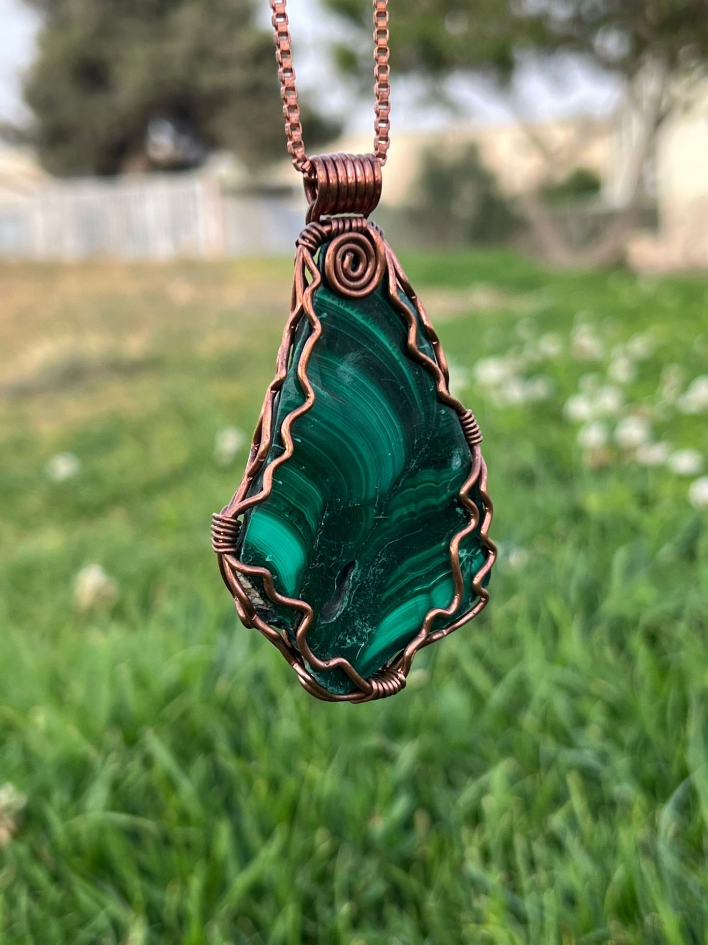 Malachite Wing in Solid Copper — view 1 of 2