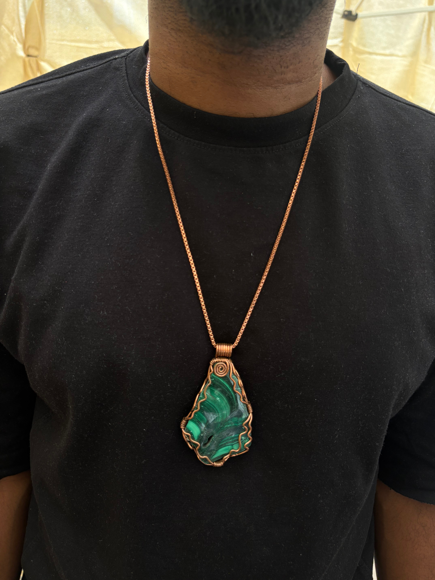 Malachite Wing in Solid Copper — view 2 of 2